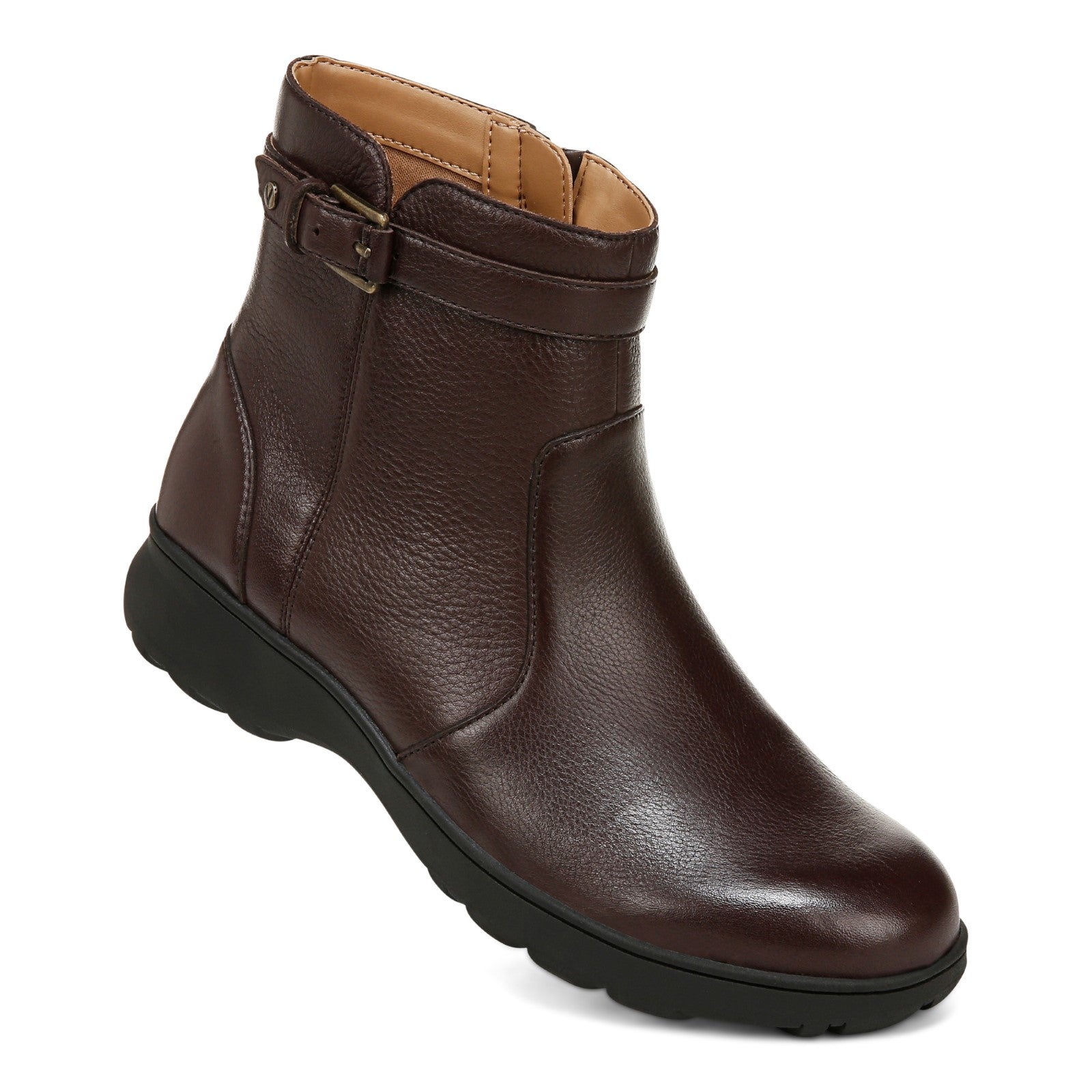 Vionic Redding womens Ankle/Bootie Short Boot - Chocolate Ganache - REDDING-J2858L1200-CHOCOLATE GANACHE-13fl-med