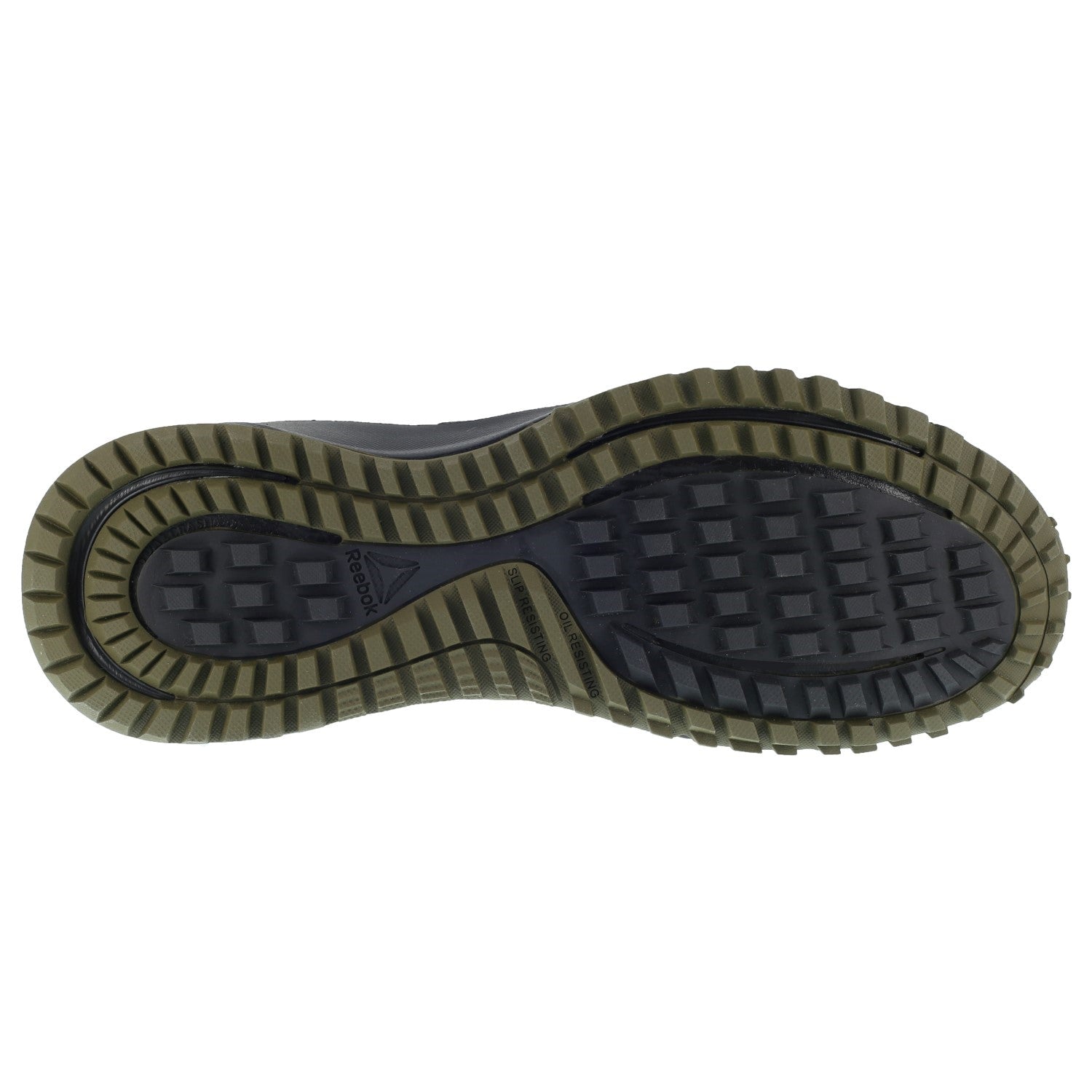 Reebok Work Men's All Terrain Work EH Steel Toe Work Shoe - Sage - Outsole View