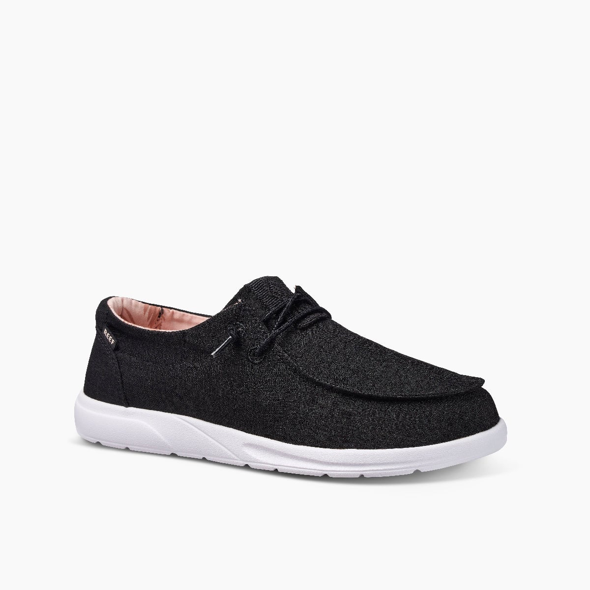Reef Cushion Coast Women's Shoes - Black - Angle