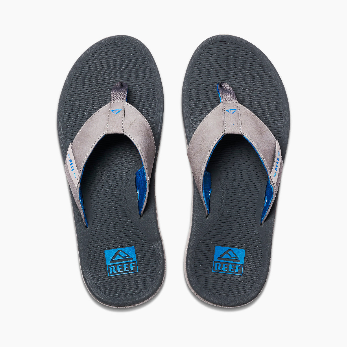 Men\'s Beach Sandals - Reef Santa Ana - Blue / Light Grey - Top