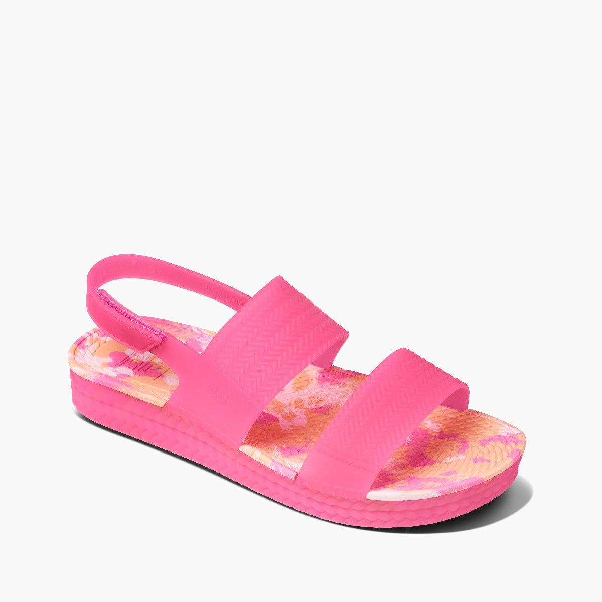 Reef Water Vista Women\'s Beach Sandals - Marbled Pink - Angle