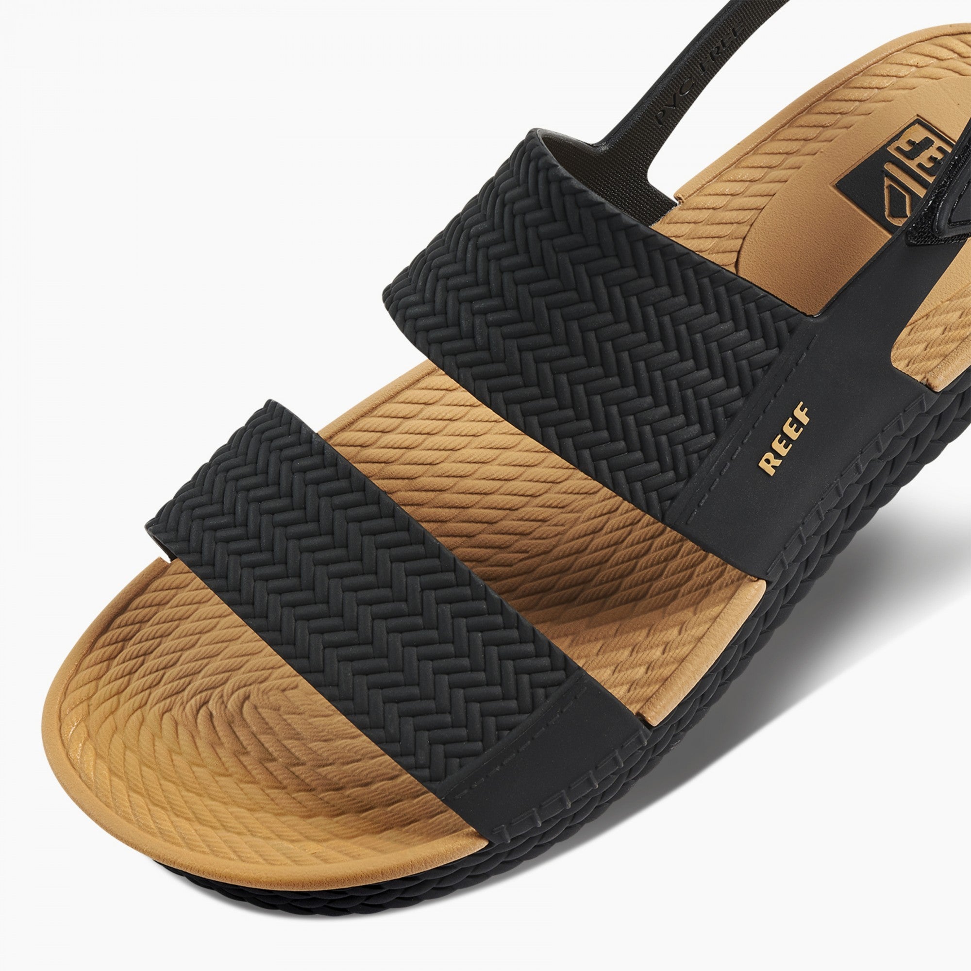 Reef Water Vista Women\'s Beach Sandals - Black/tan - Detail