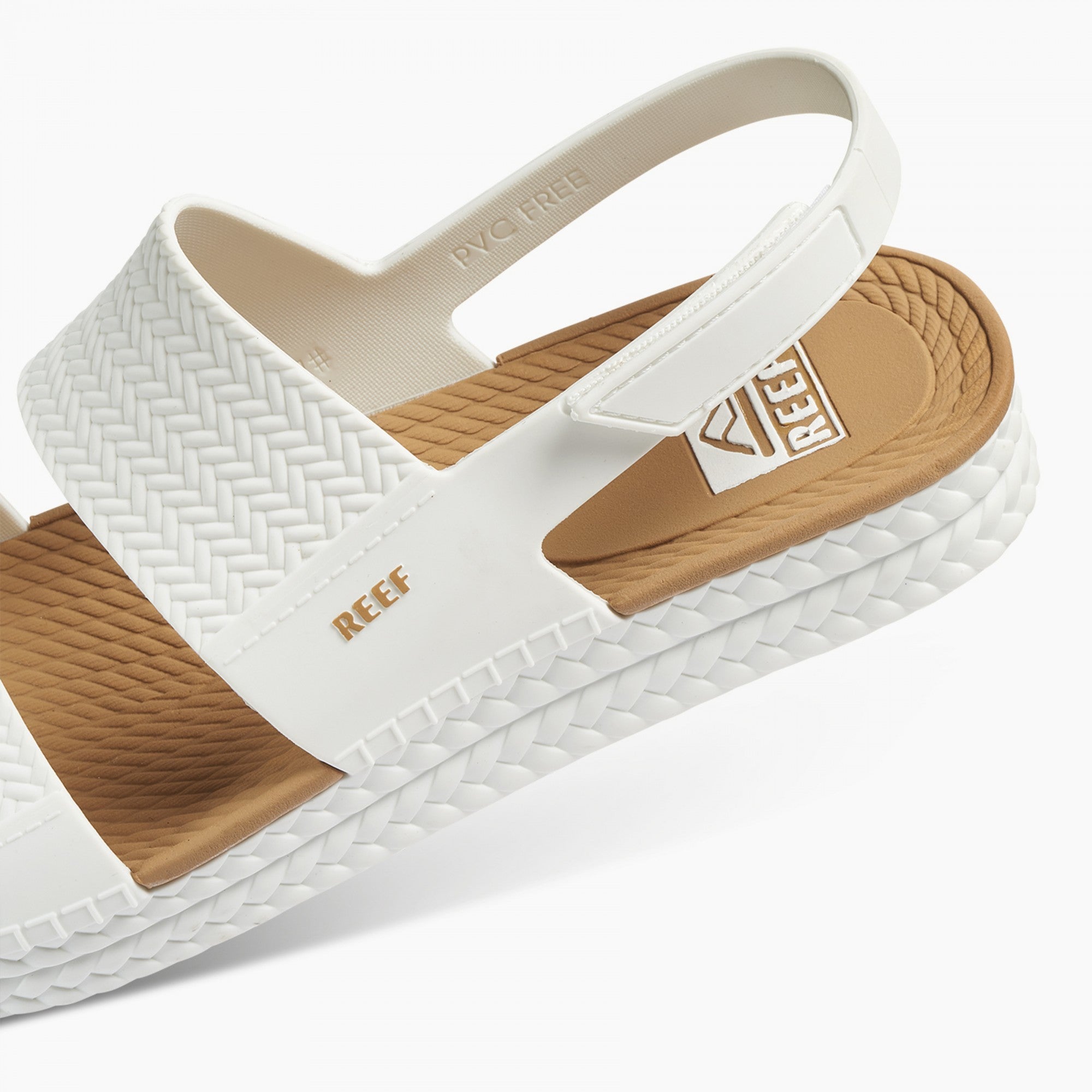 Reef Water Vista Women\'s Beach Sandals - White/tan - Detail