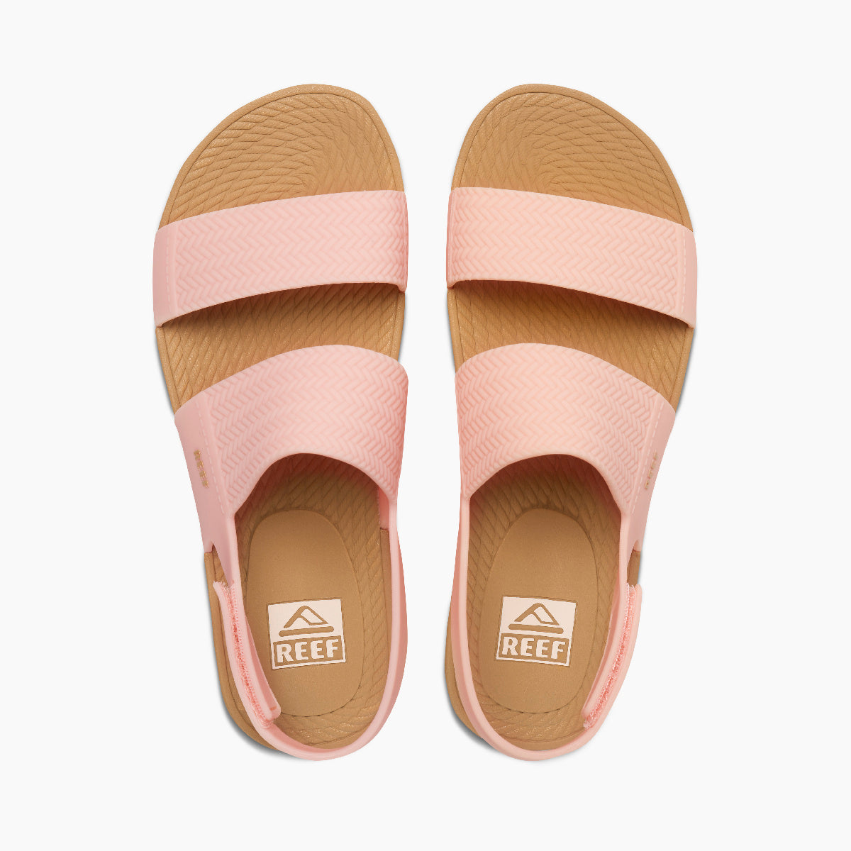 Reef Water Vista Women\'s Beach Sandals - Blush/tan - Top