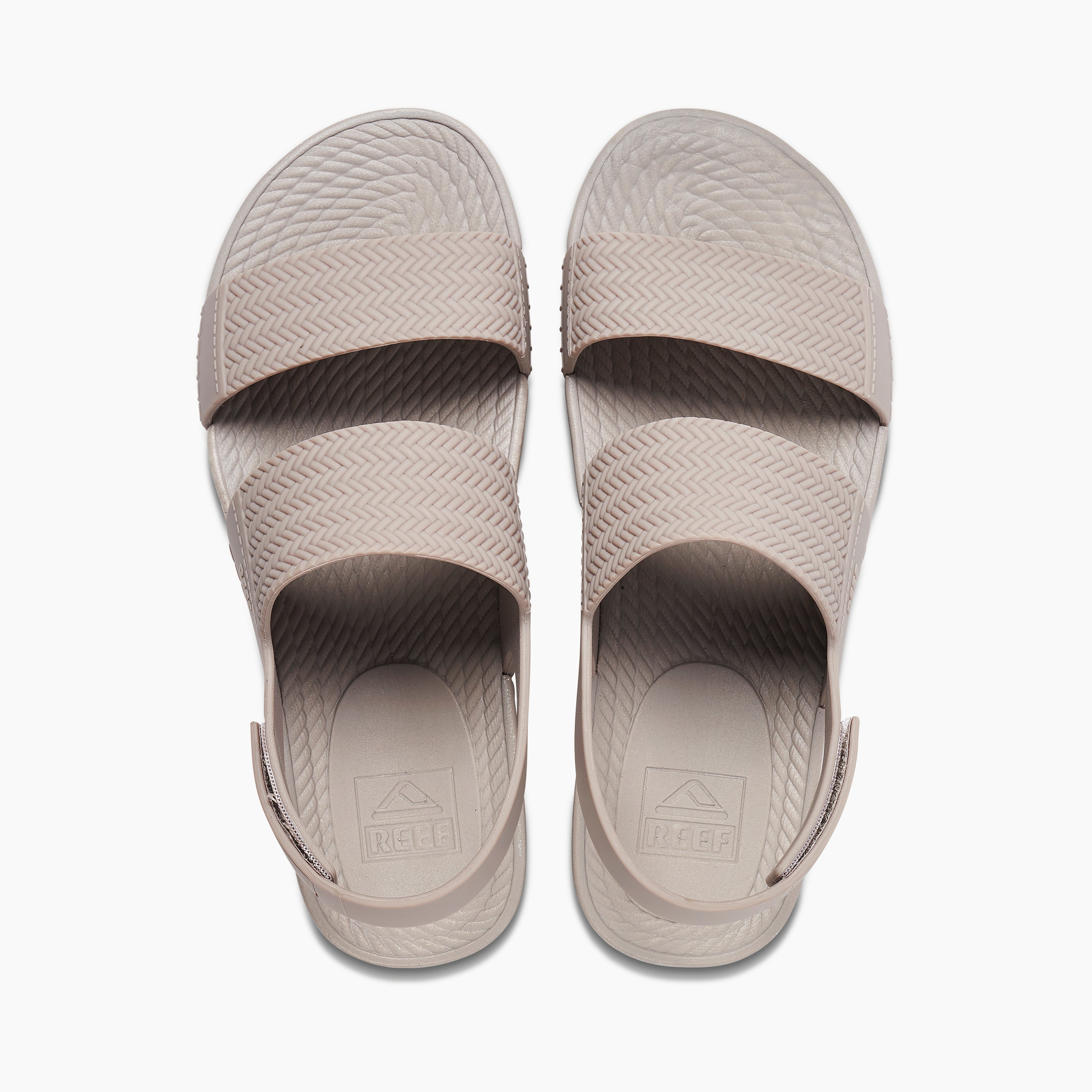 Reef Water Vista Women\'s Beach Sandals - Mushroom - Top