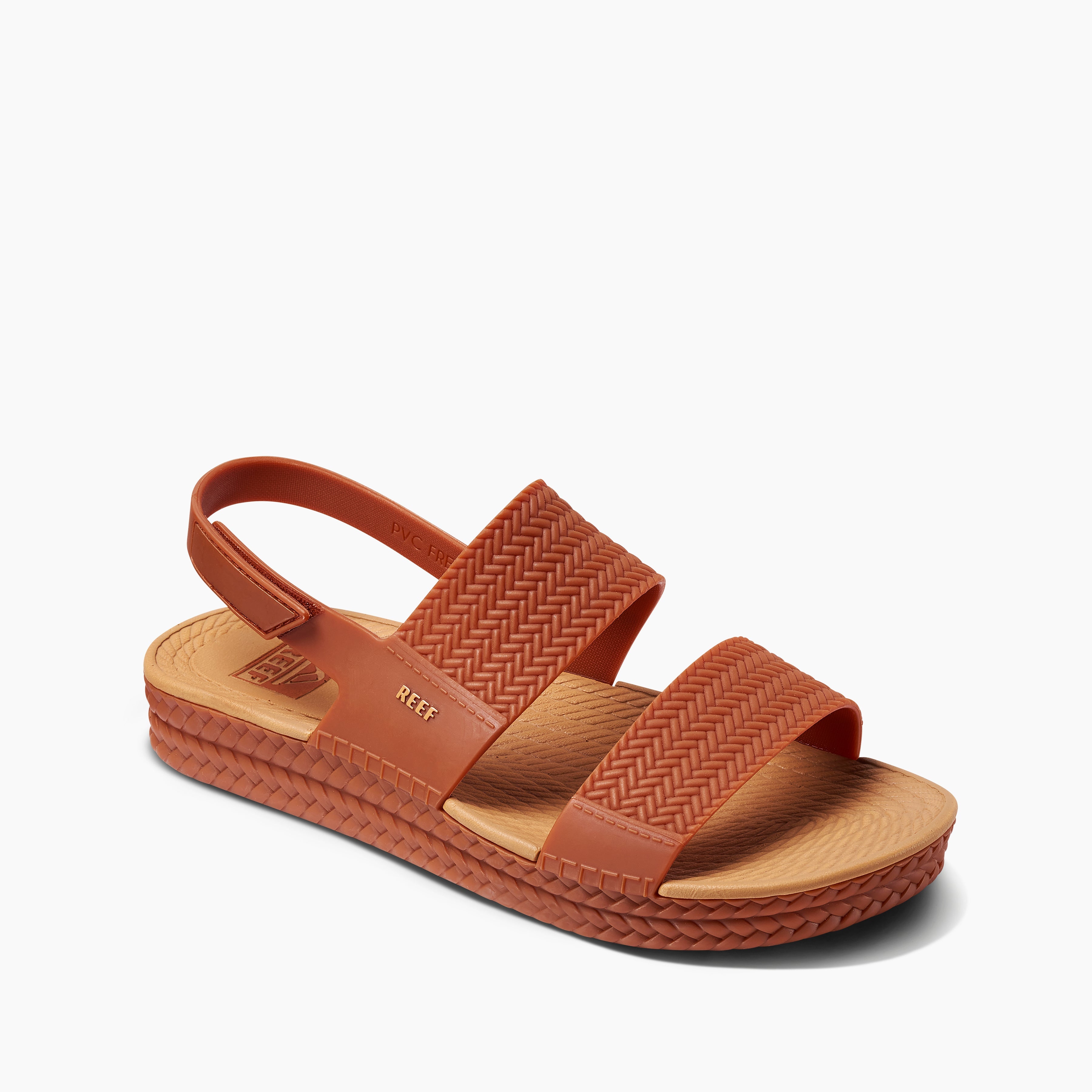 Reef Water Vista Women\'s Beach Sandals - Brunette - Angle