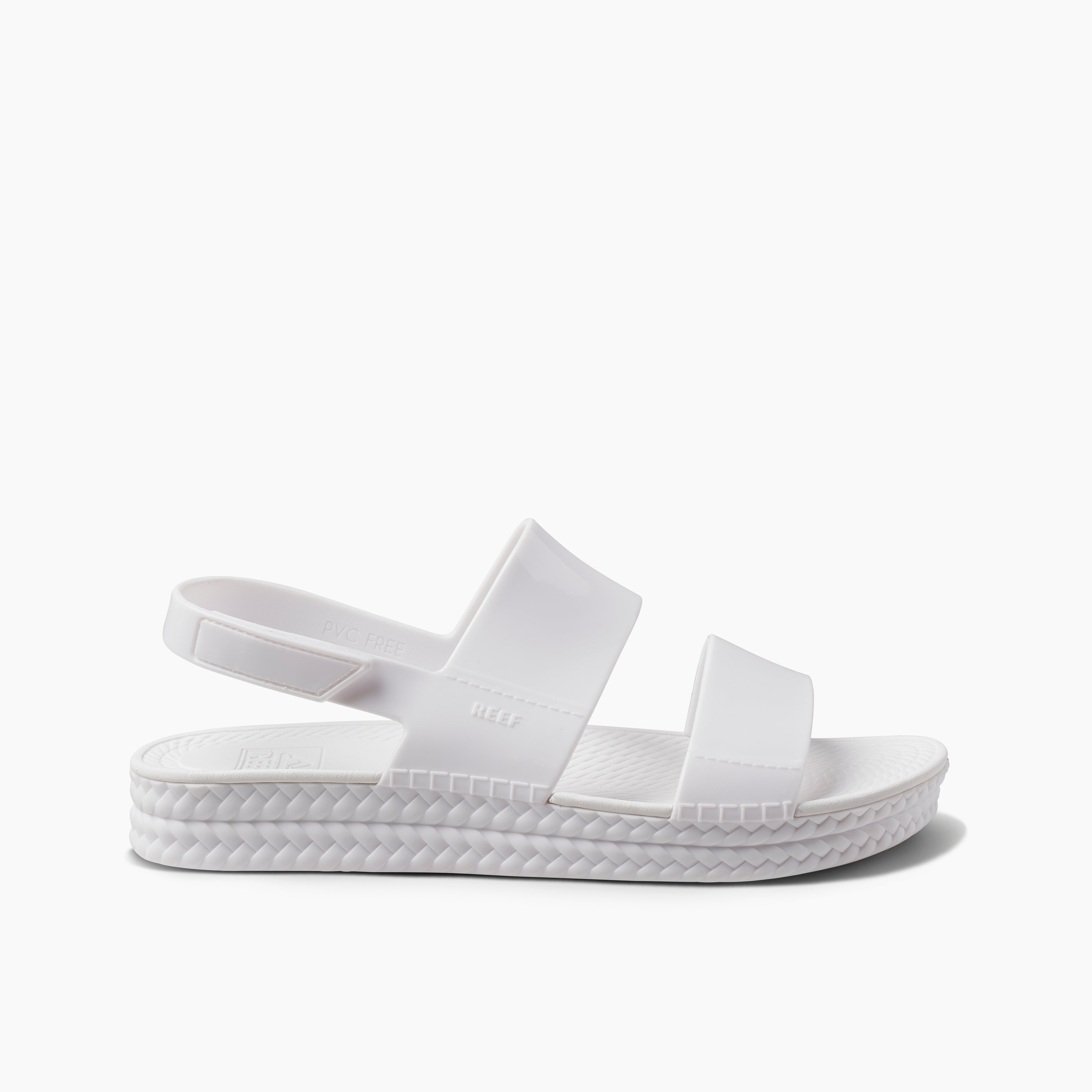Reef Water Vista Women\'s Beach Sandals - White Shine - Side
