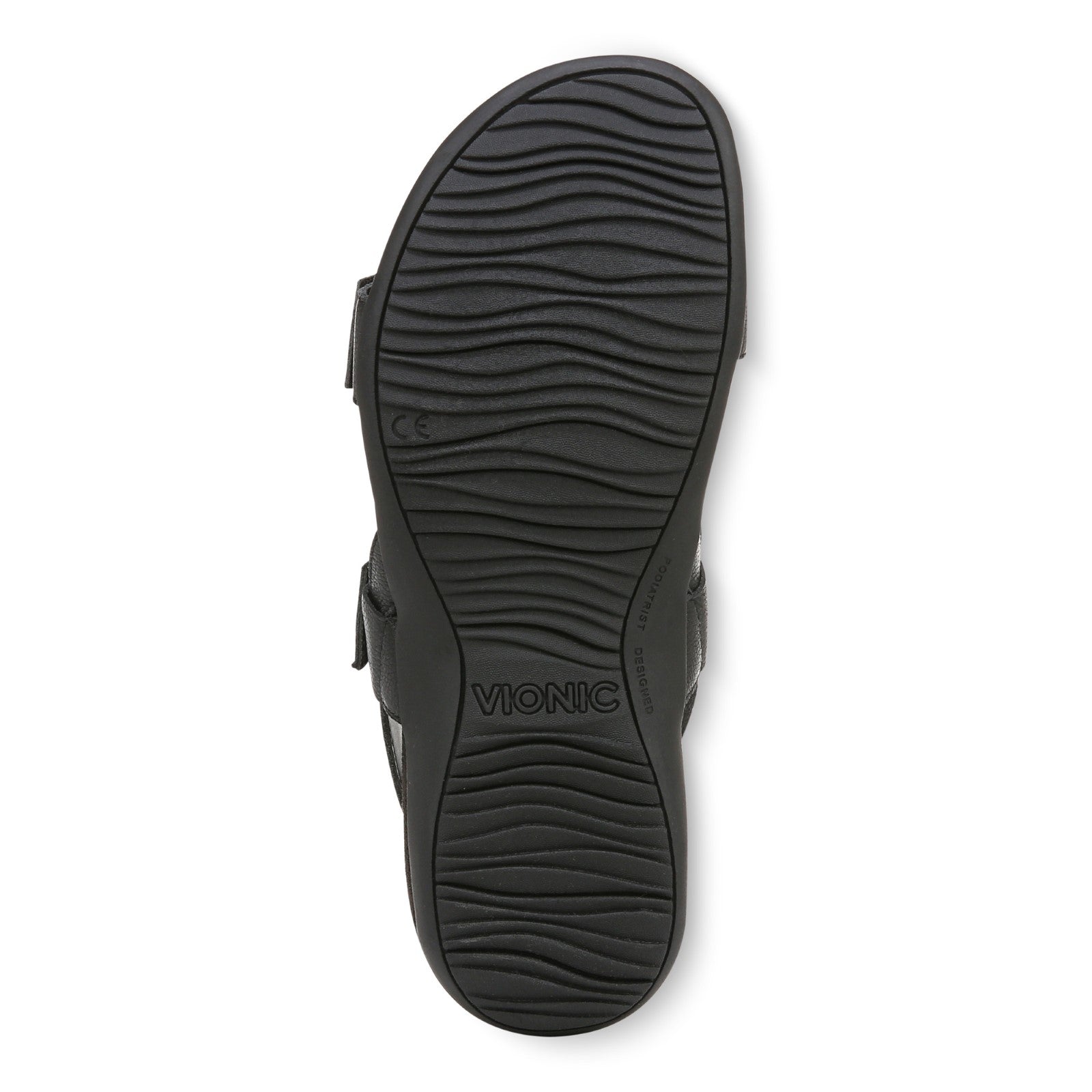 Vionic Reese womens Slingback Sandal - Black - Bottom