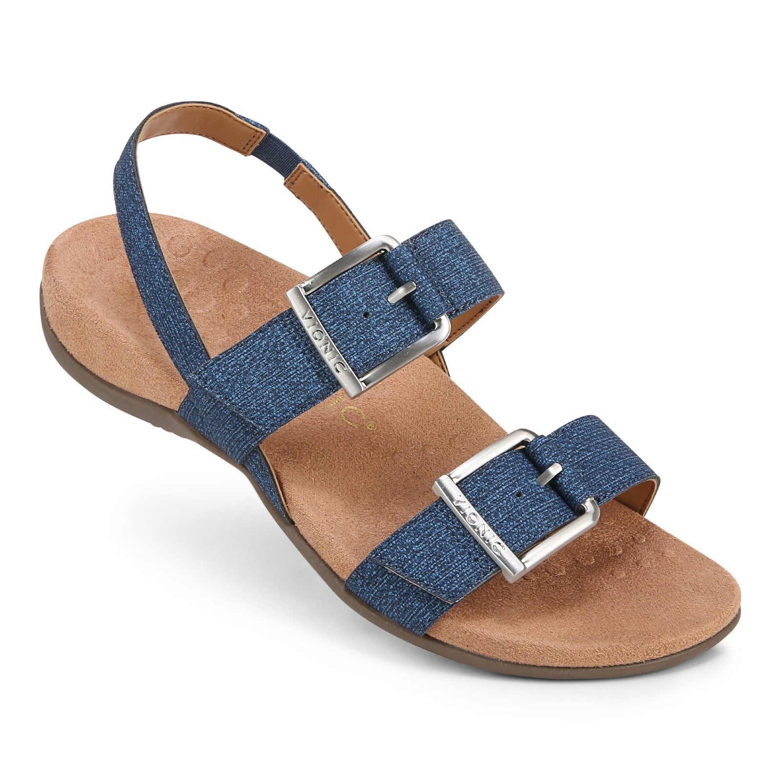Vionic Reese womens Slingback Sandal - Denim - REESE-J2154S1400-DENIM-13fl-med