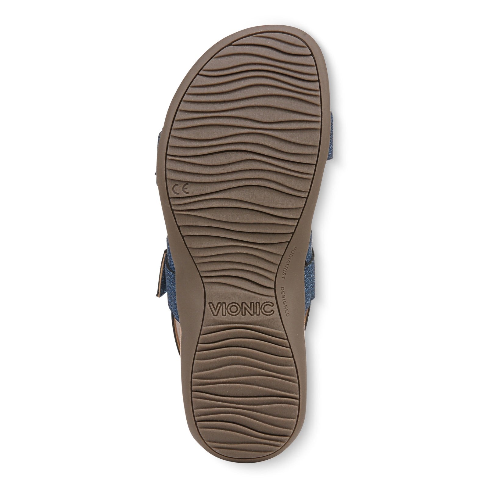 Vionic Reese womens Slingback Sandal - Denim - Bottom
