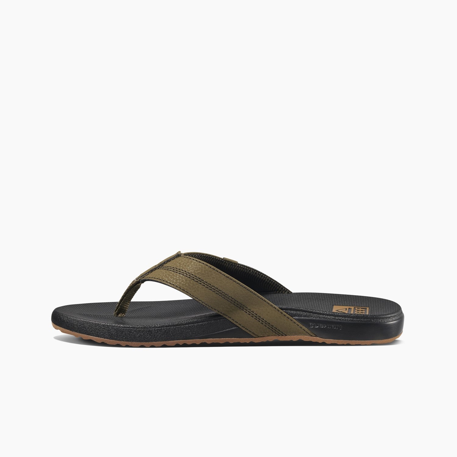 Reef Cushion Phantom Men's Sandals - Olive Swells - Left Side