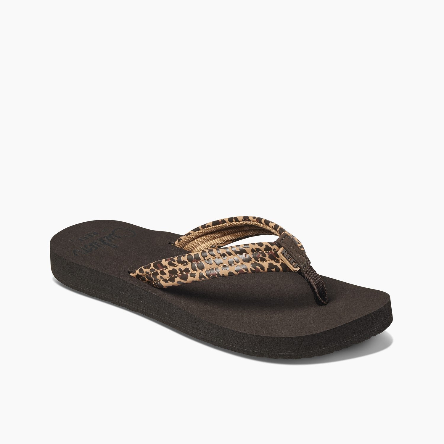 Reef Cushion Breeze Women's Sandals - Leopard - Angle