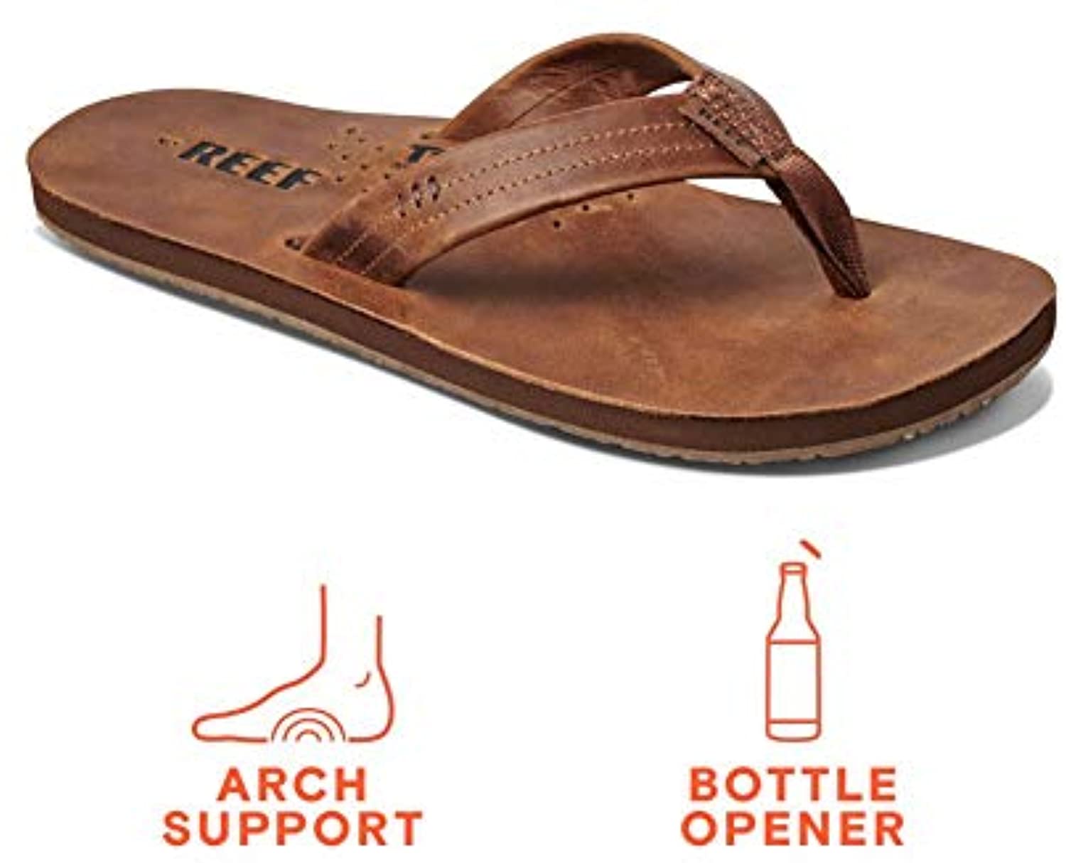 Reef Draftsmen Men's Sandals - Bronze Brown Lifestyle
