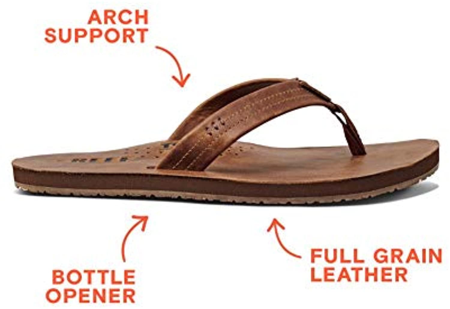 Reef Draftsmen Men's Sandals - Bronze Brown Lifestyle