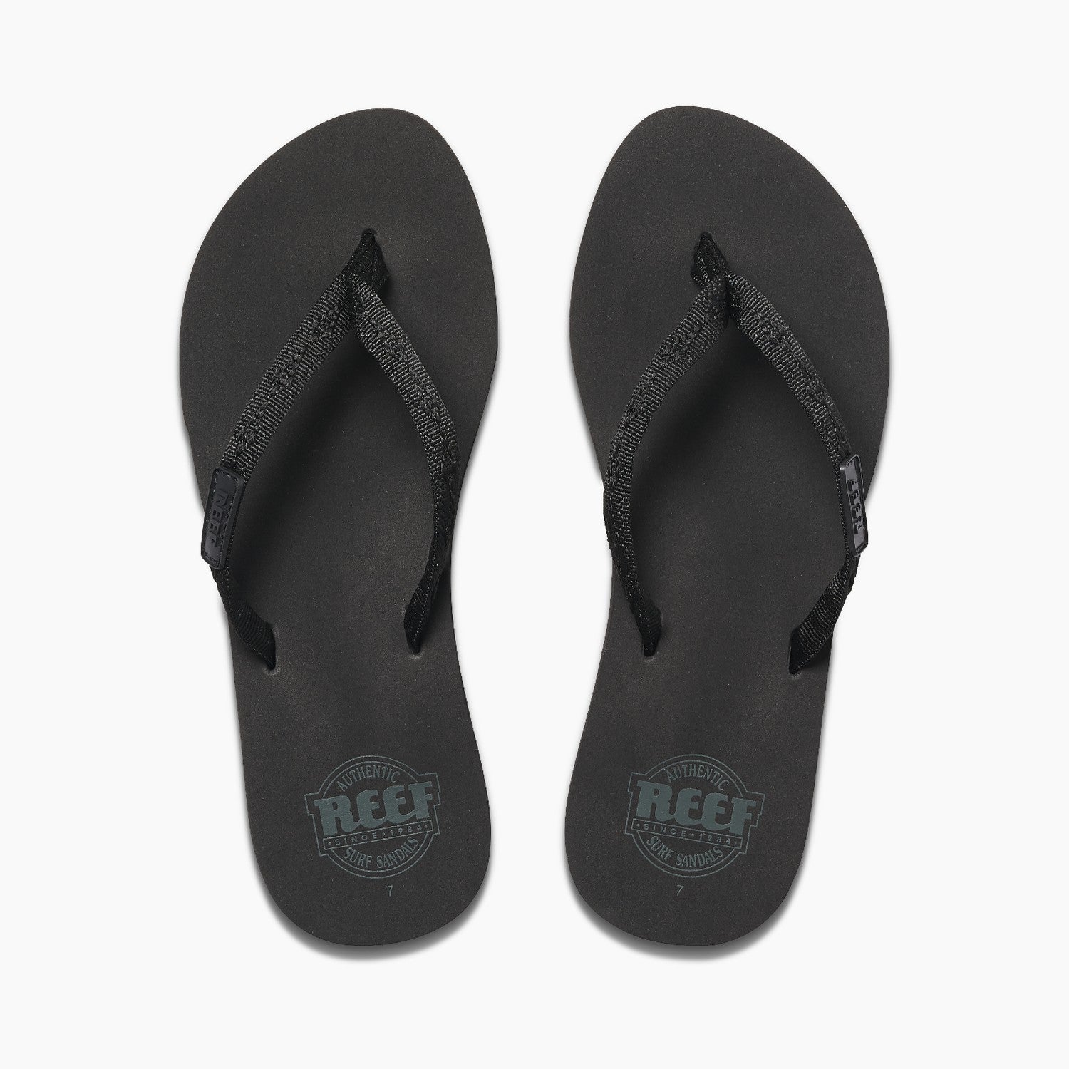 Reef Ginger Women's Sandals - Black/black - Top
