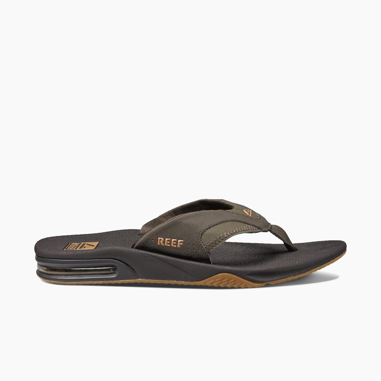 Reef Fanning Men's Sandals in Brown/gum