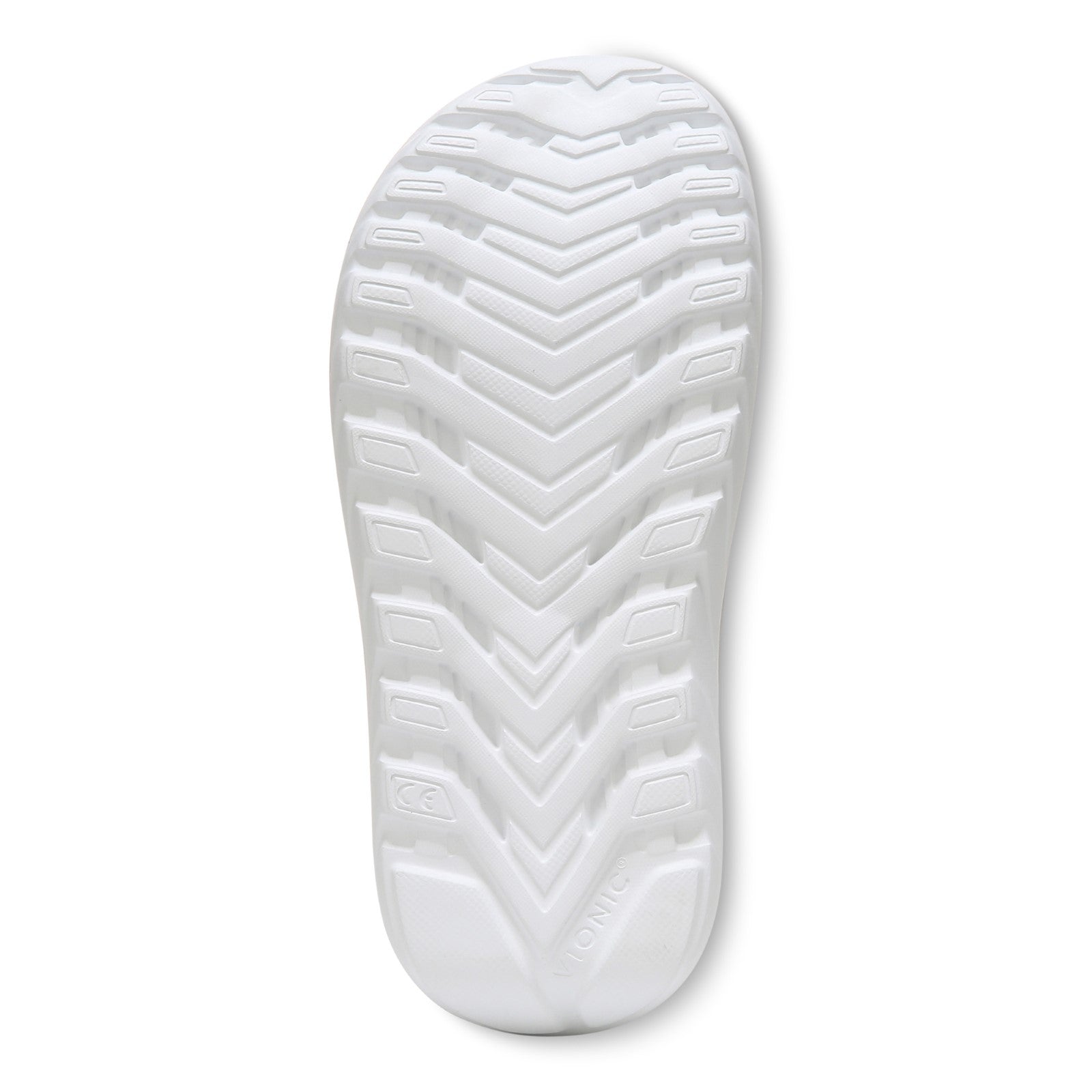 Vionic Rejuvenate Unisex Slide Recovery Sandals - White/vapor - Bottom