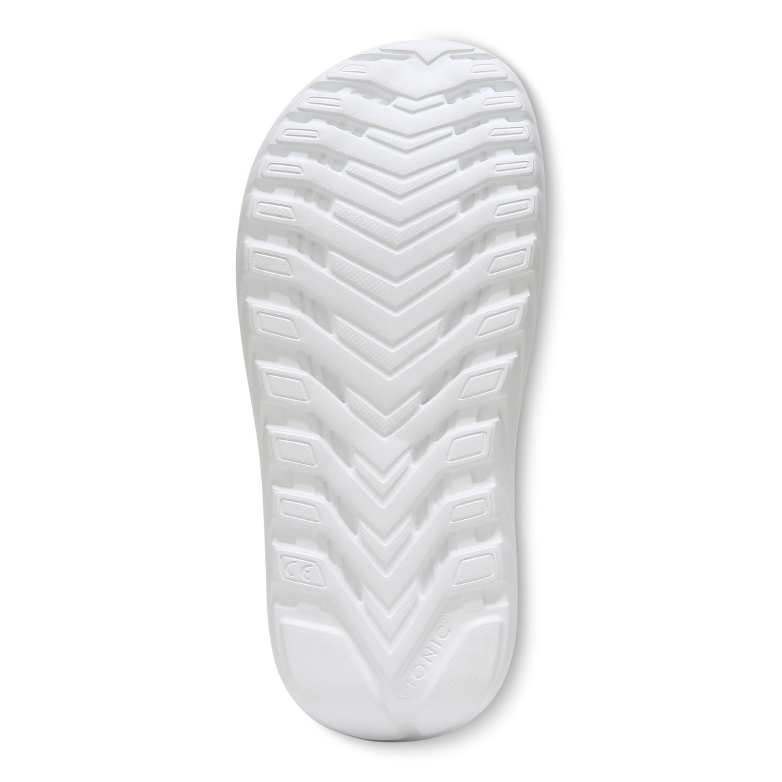 Vionic Rejuvenate Unisex Slide Recovery Sandals - White/vapor - Bottom
