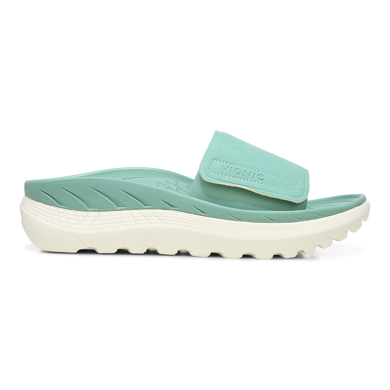 Vionic Rejuvenate Unisex Slide Sandals - Wasabi - Right side