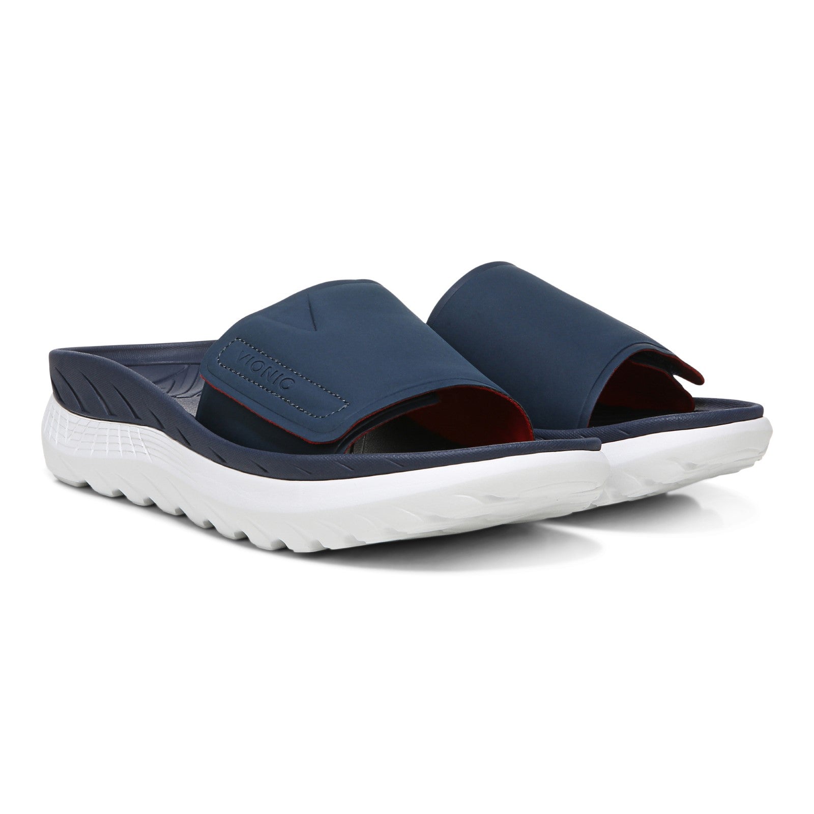 Vionic Rejuvenate Unisex Slide Sandals - Navy - Pair