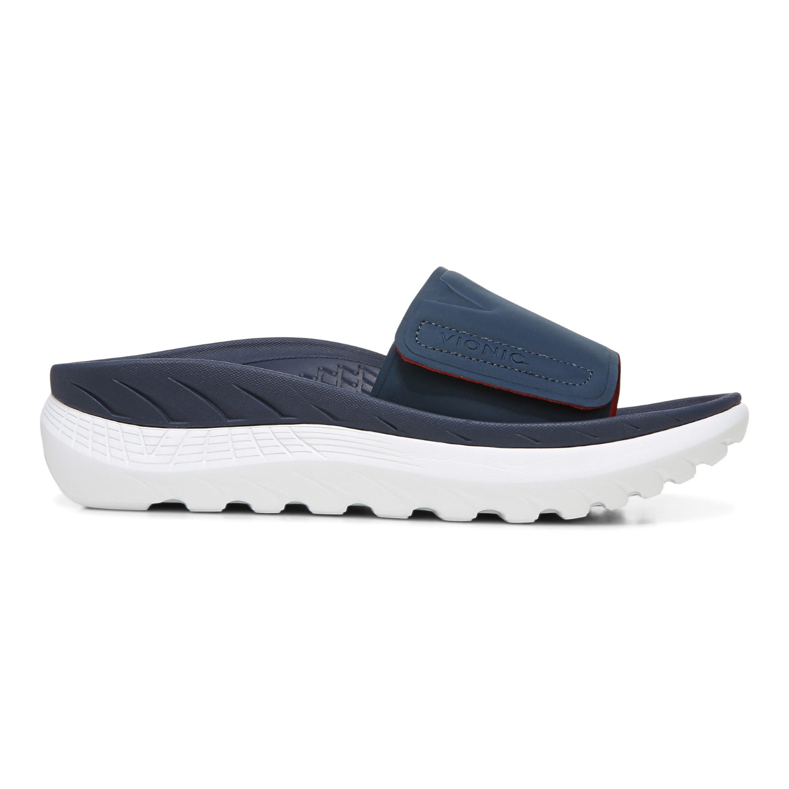 Vionic Rejuvenate Unisex Slide Sandals - Navy - Right side