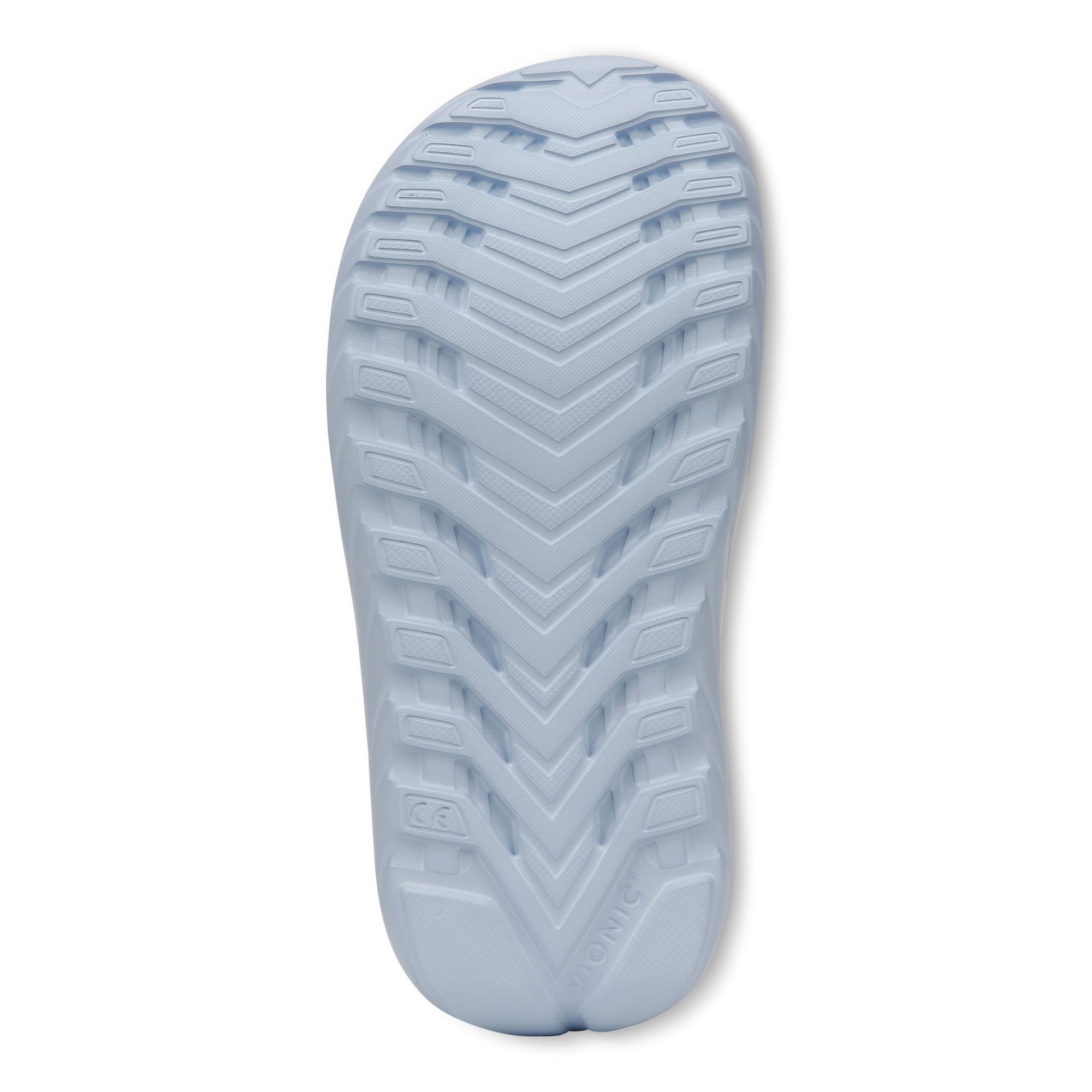 Vionic Rejuvenate Unisex Slide Recovery Sandals - Skyway Blue - Bottom