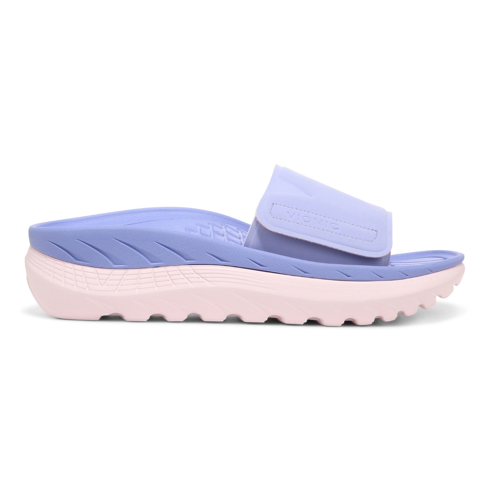 Vionic Rejuvenate Unisex Slide Recovery Sandals - Dusty Lavender - Right side