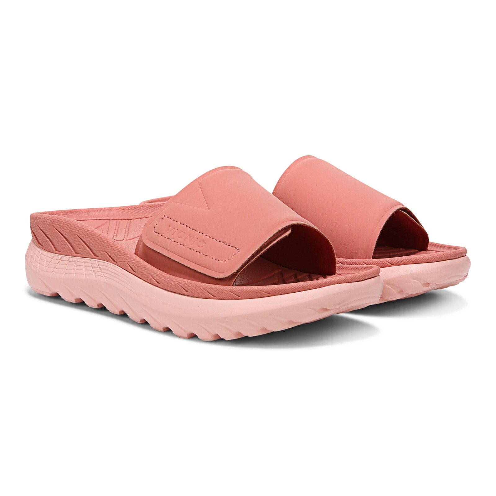Vionic Rejuvenate Unisex Slide Recovery Sandals - Terra Cotta/roze - Pair