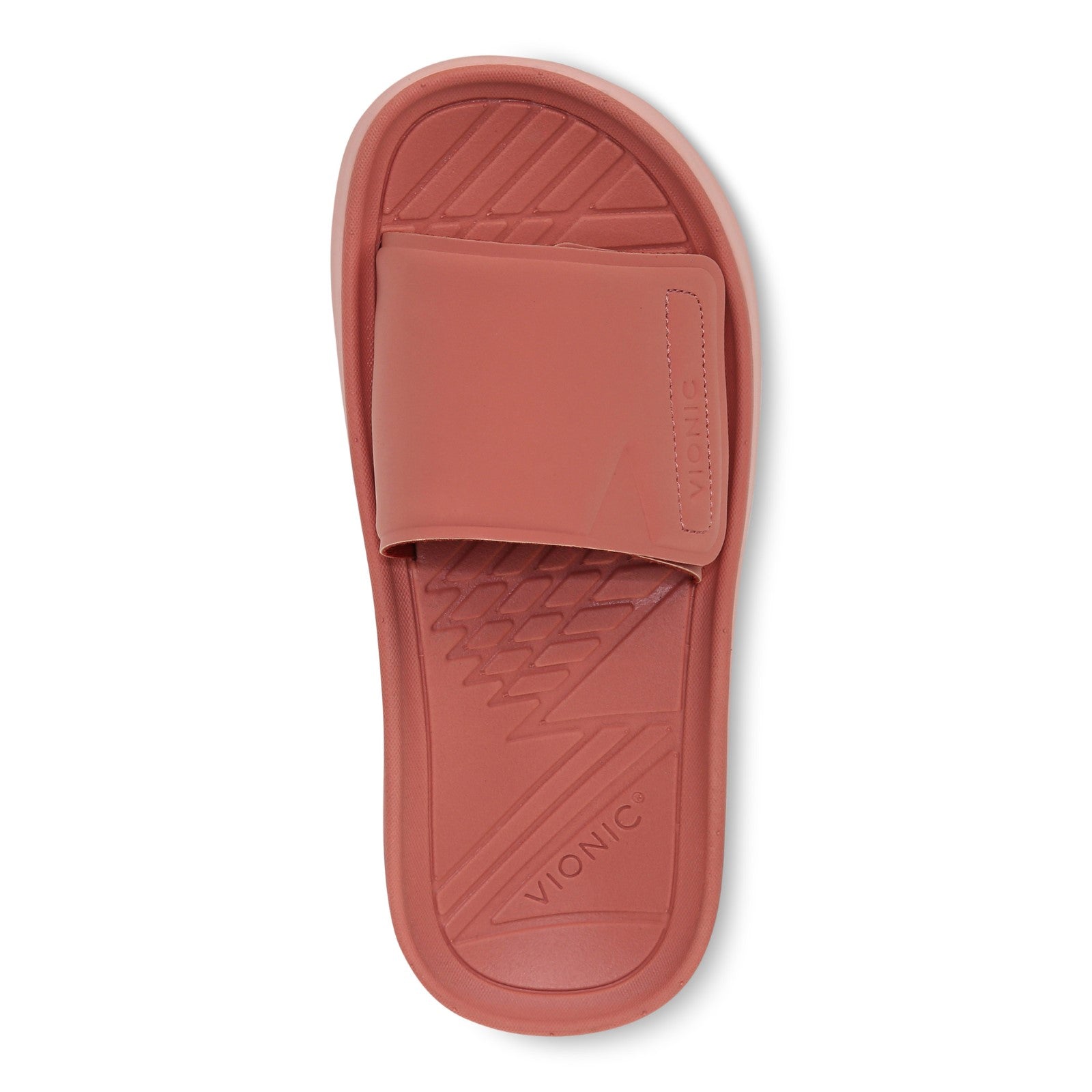 Vionic Rejuvenate Unisex Slide Recovery Sandals - Terra Cotta/roze - Top