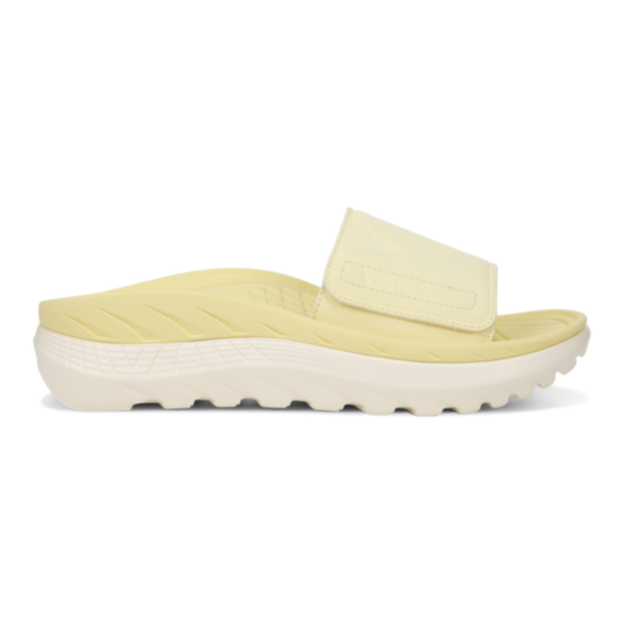 Vionic Rejuvenate Unisex Slide Recovery Sandals - Yellow Pear - Right side