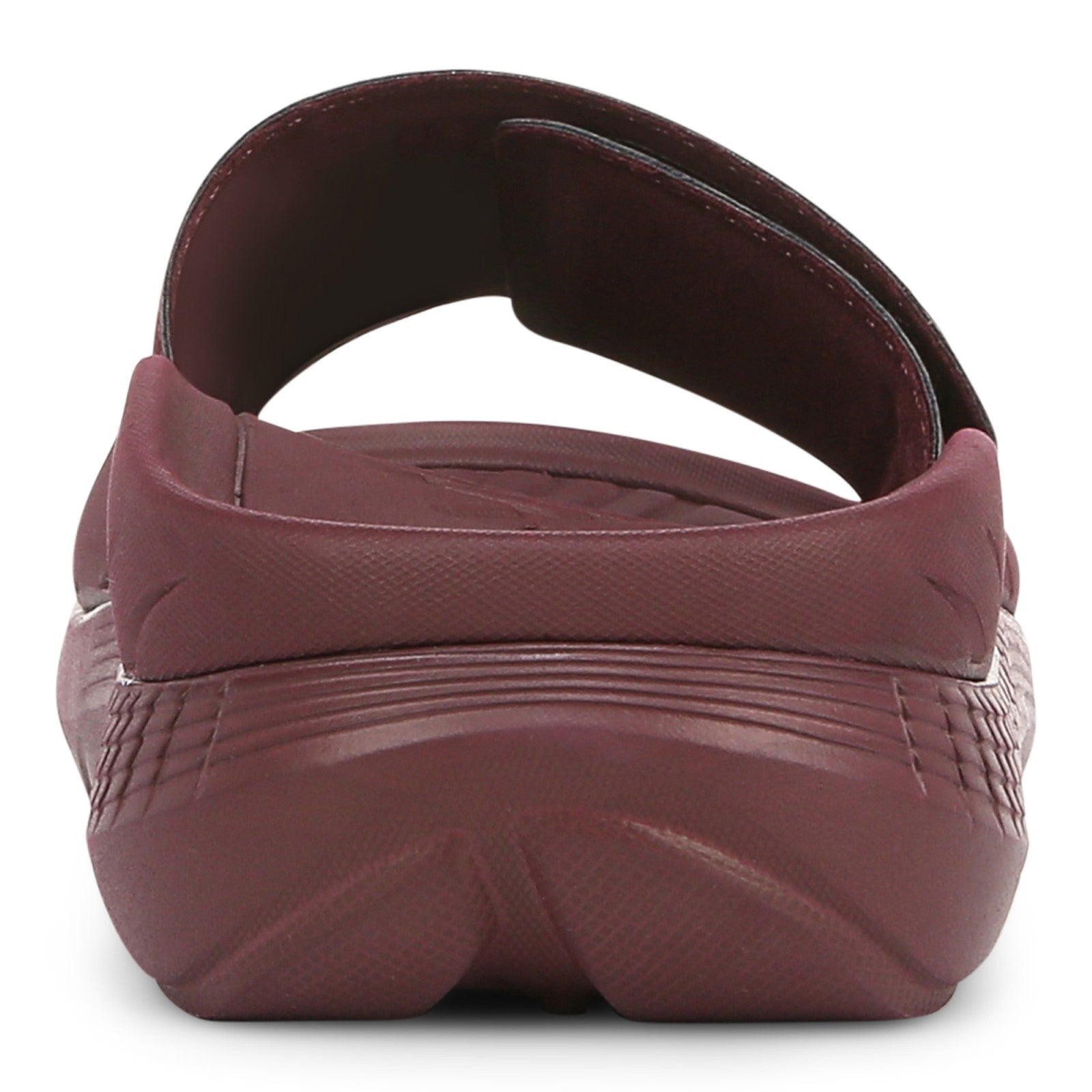 Vionic Rejuvenate Unisex Slide Recovery Sandals - Port Wine - Back