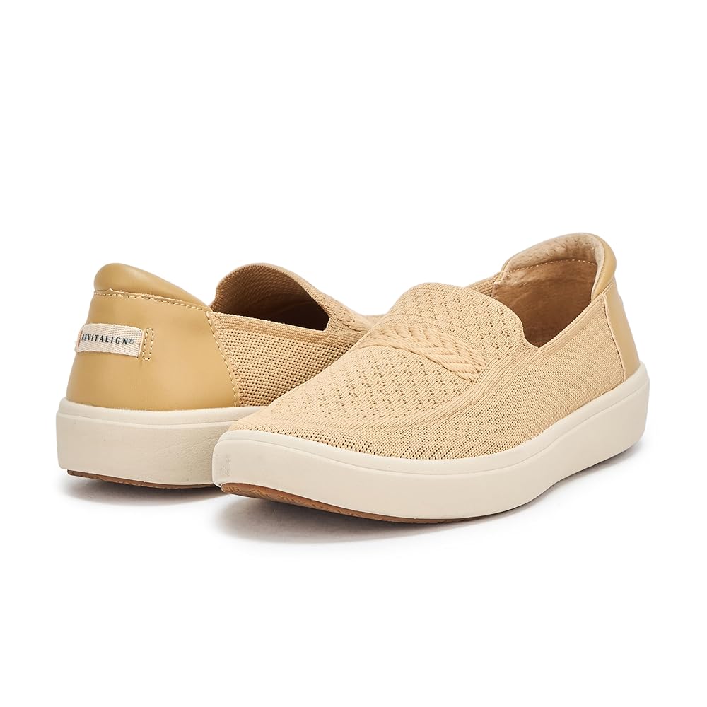 Revitalign Montauk Mesa Cushioned Orthotic Slip-On Women's Shoes - Tan