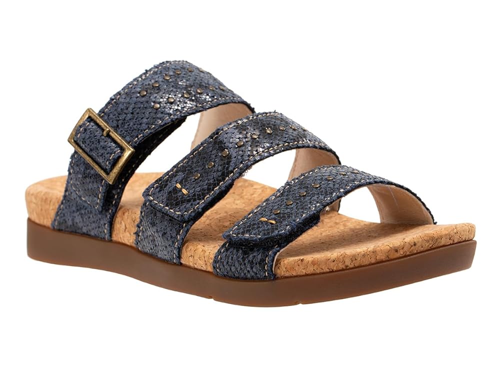 Revitalign Spring Slide Women's Sandals in Snake Navy