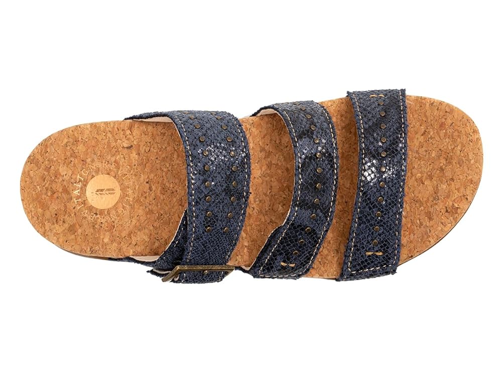 Revitalign Spring Slide Women's Sandals - Snake Navy