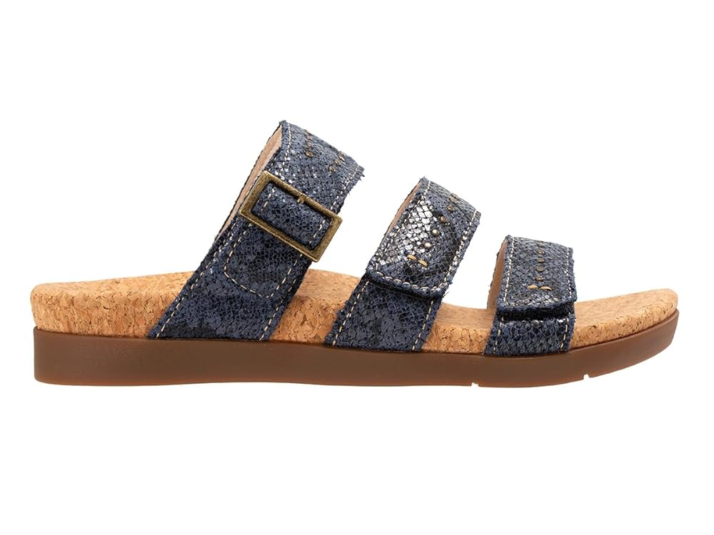 Revitalign Spring Slide Women's Sandals - Snake Navy