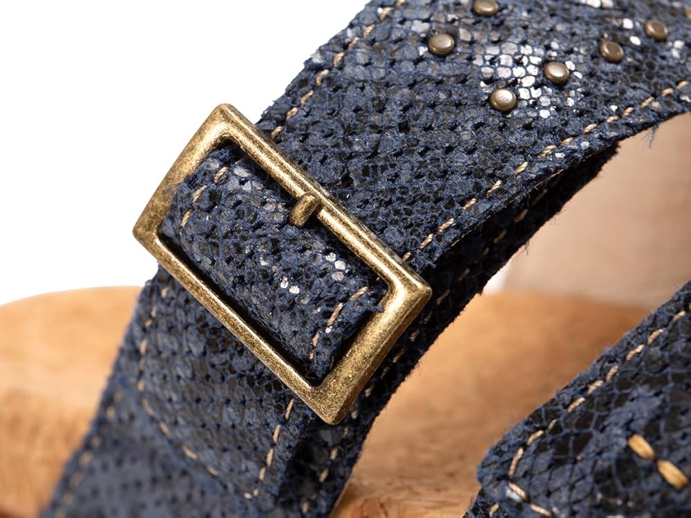 Revitalign Spring Slide Women's Sandals - Snake Navy