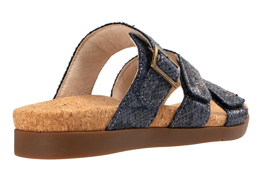 Revitalign Spring Slide Women's Sandals - Snake Navy