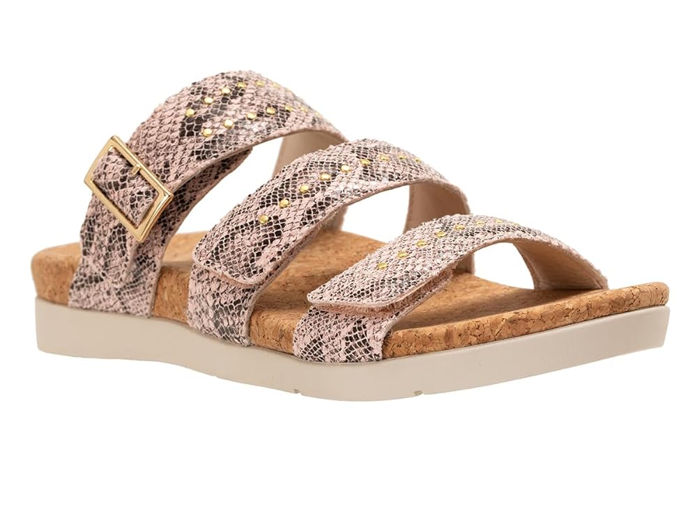 Revitalign Spring Slide Women's Sandals - Snake Pink