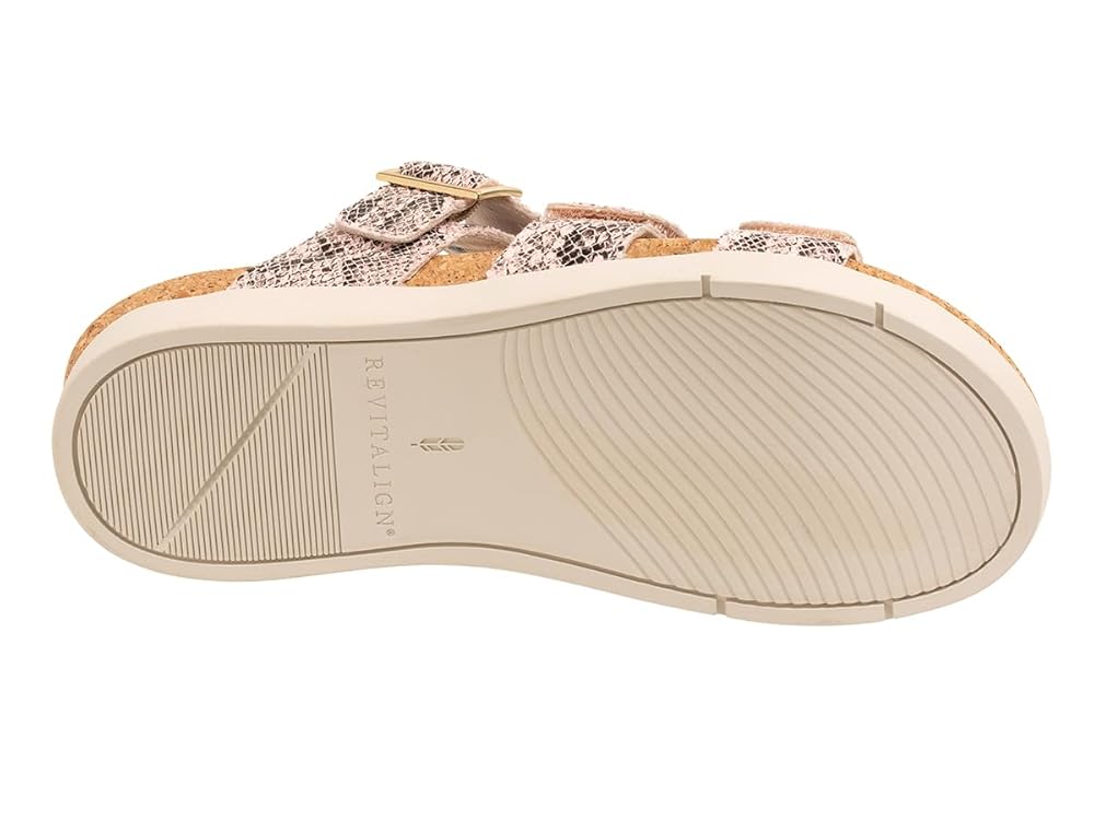 Revitalign Spring Slide Women's Sandals - Snake Pink