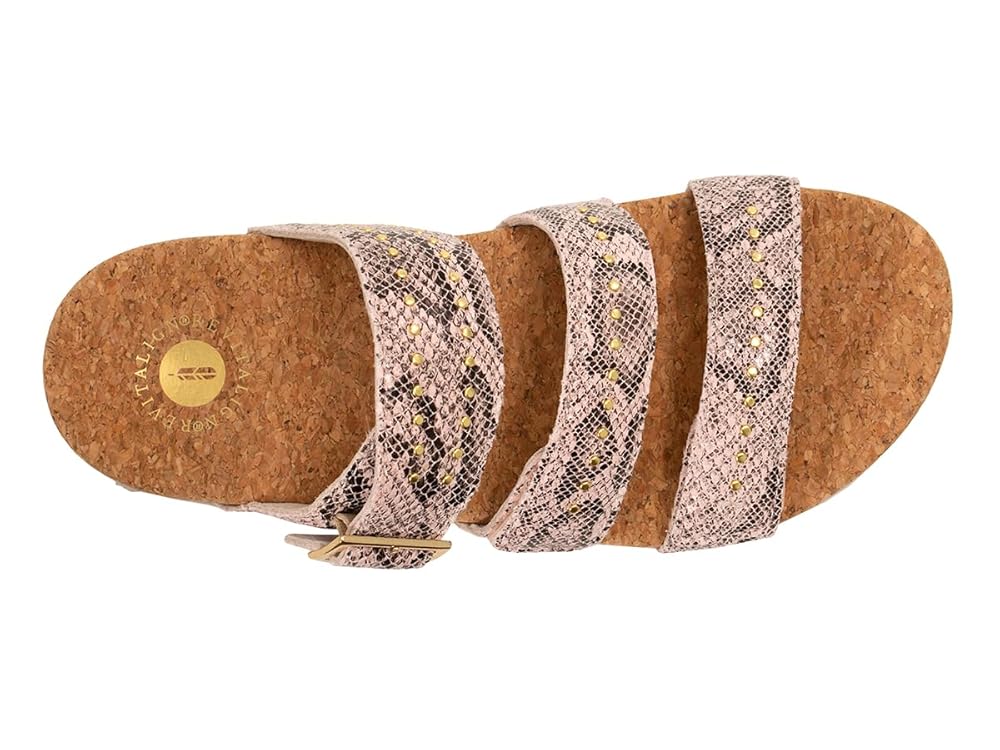 Revitalign Spring Slide Women's Sandals - Snake Pink