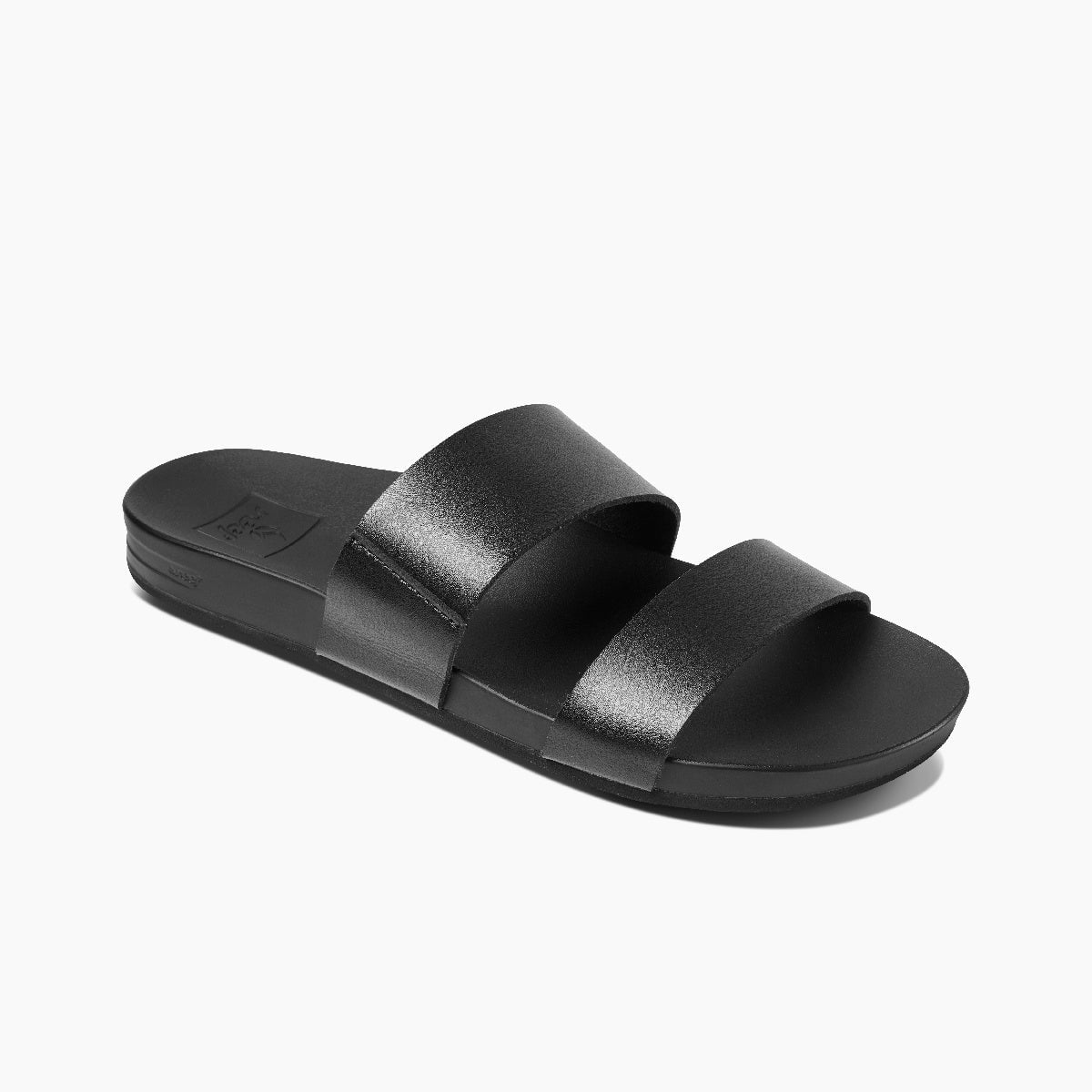 Reef Cushion Vista Women's Comfort Beach Sandals in Black/Black