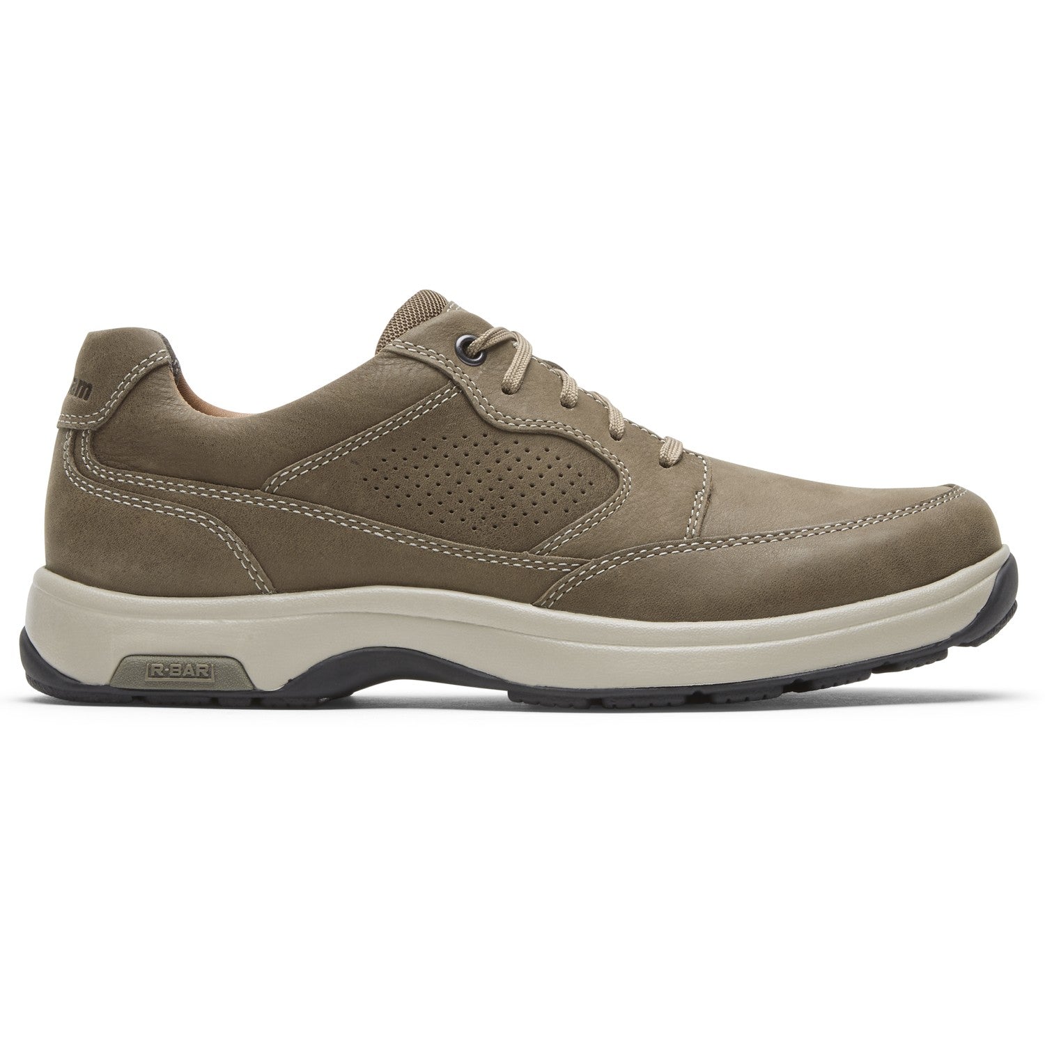 Dunham 8000 Blucher Men's Casual Comfort Shoes - Breen Nubuck - Side
