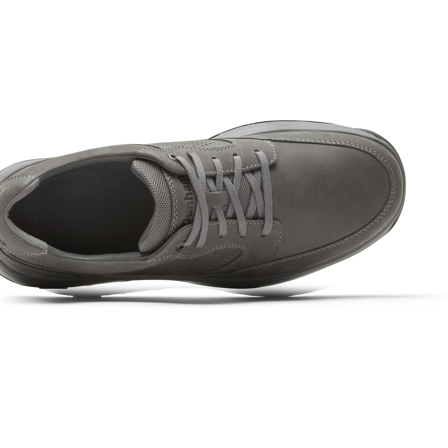 Dunham 8000 Blucher Men's Casual Comfort Shoes - Steel Grey Nubuck - Top