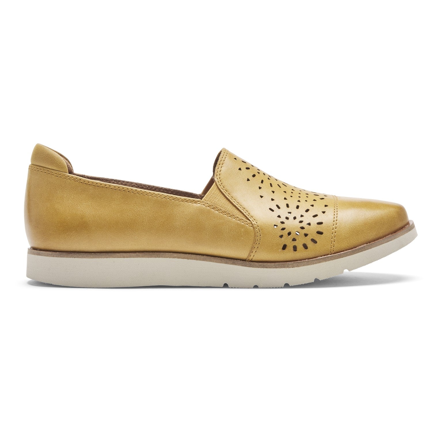 Cobb Hill Laci Twin-gore Women's Slip-on Comfort Shoe - Sunbeam Leather - Side