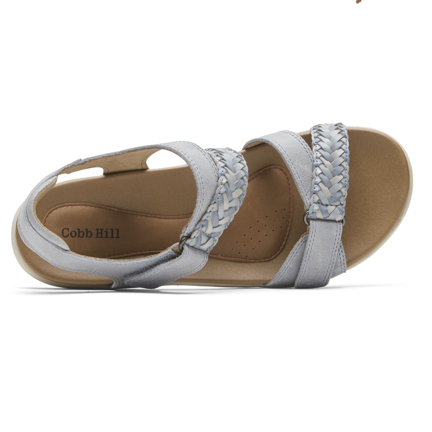Cobb Hill Rubey Braided Women's Comfort Sandal - Blue Multi - Top