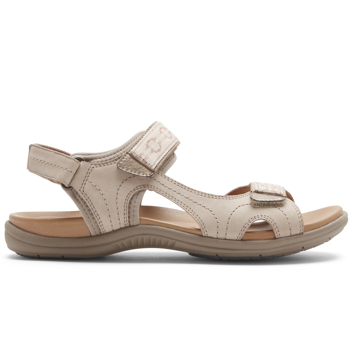 Cobb Hill Rubey Strap Women's Comfort Sandal - Dove Nubuck - Side