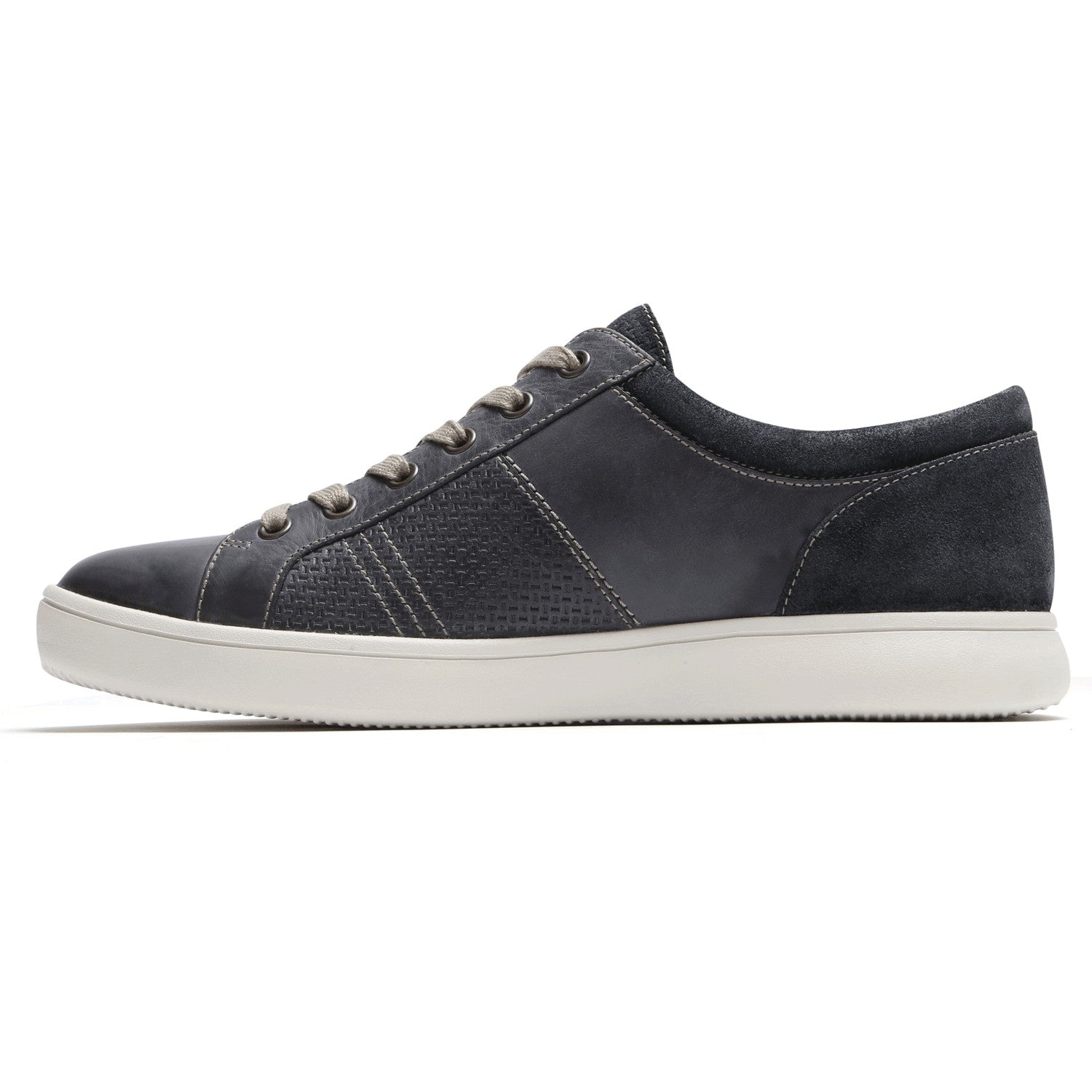 Rockport Colle Tie Men's Casual Athletic Shoes - Blue/grey - Left Side