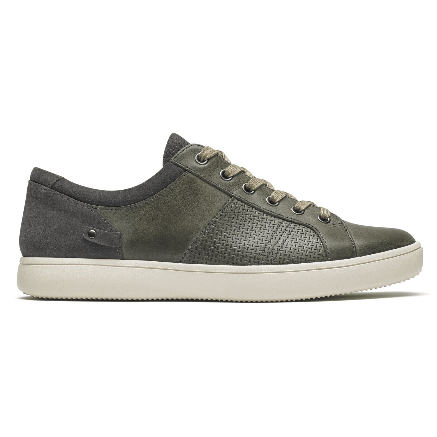 Rockport Colle Tie Men's Casual Athletic Shoes - Iron - Side
