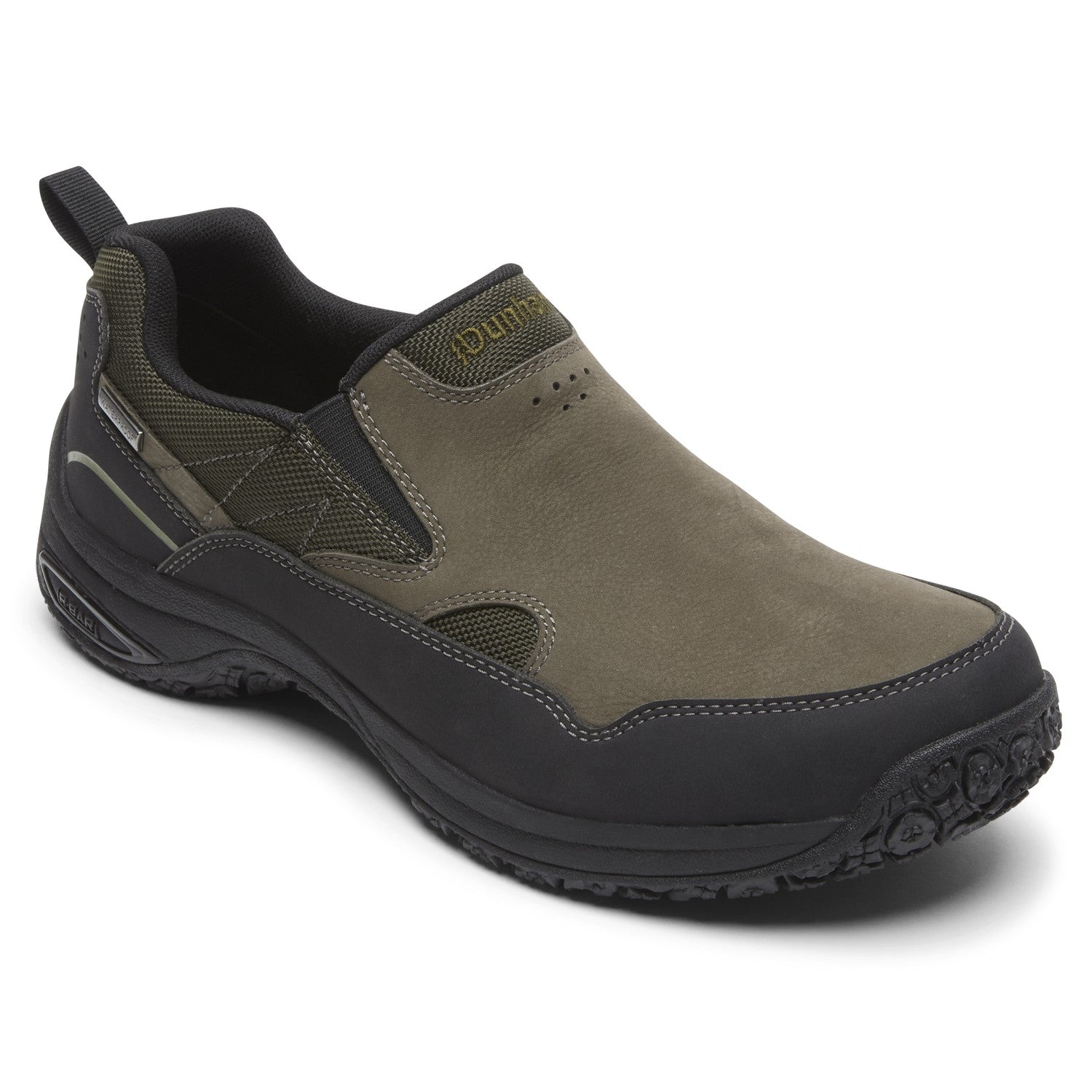 Dunham Cloud Plus Waterproof Men's Slip-on Causal Shoe - Breen - Angle