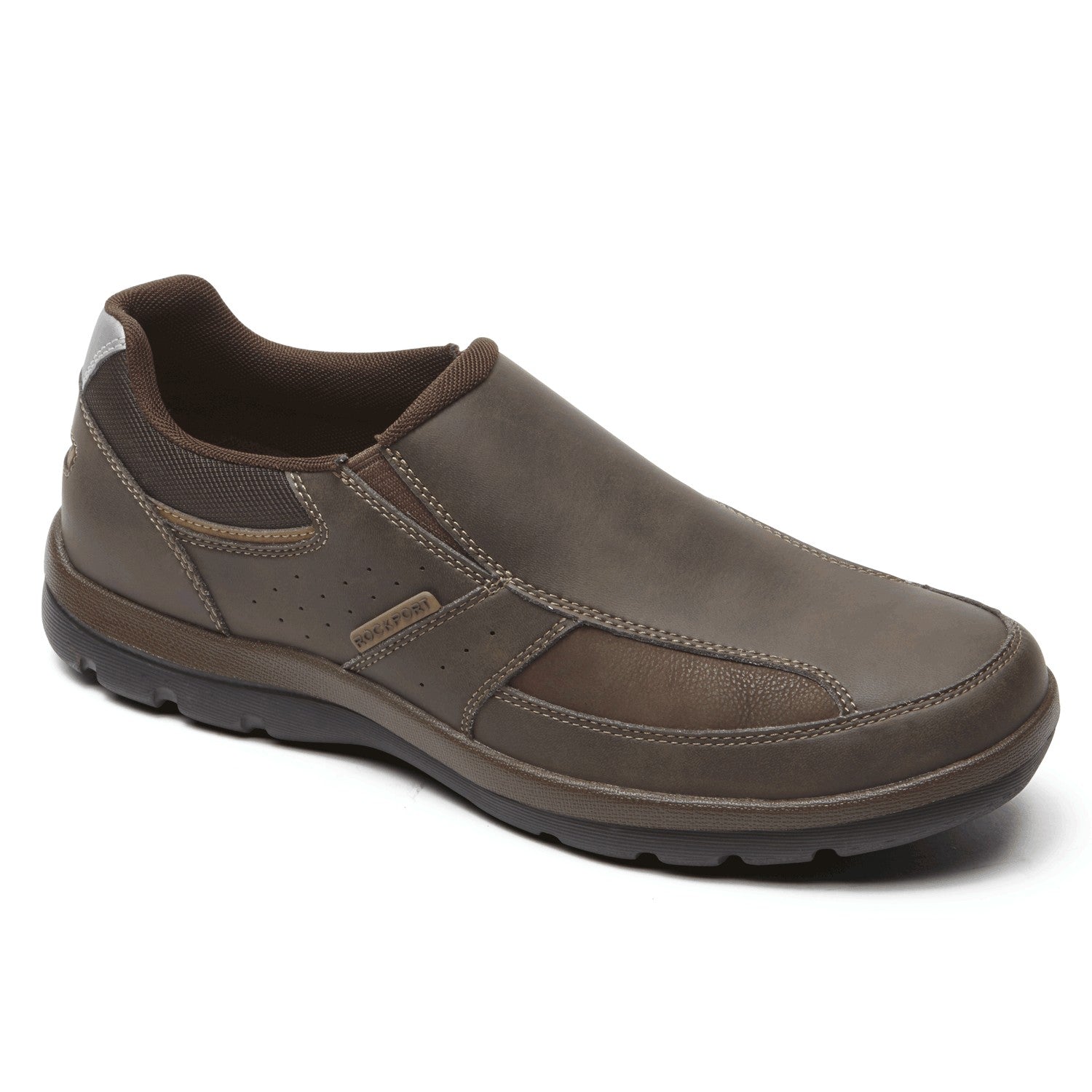 Rockport Get Your Kicks Slip-on Comfort Shoe - Brown - Angle